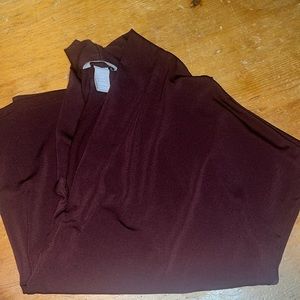 Dark purple business shirt short sleeve